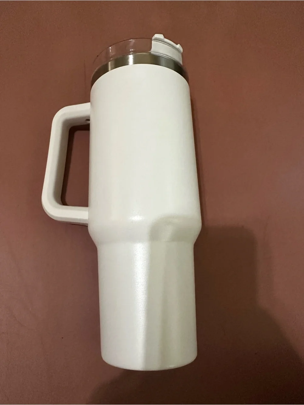 Stanley White 40 oz Travel Tumbler with Handle - Picture 4 of 6